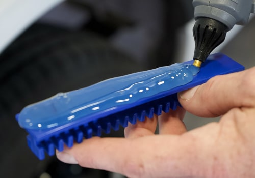 Are there any special techniques for bonding with repair glue grounded on certain materials?